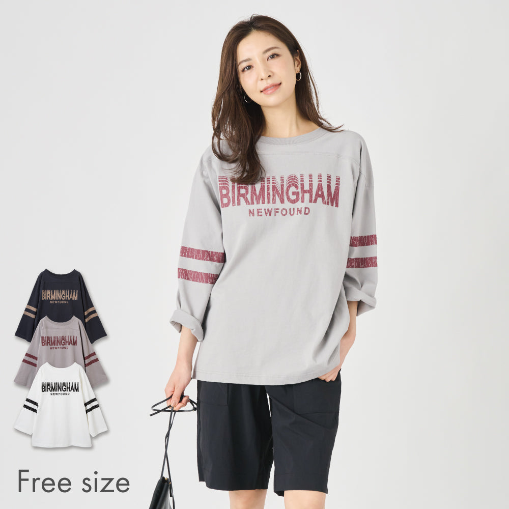 【夏割】 【Ladies】フットボールTシャツ