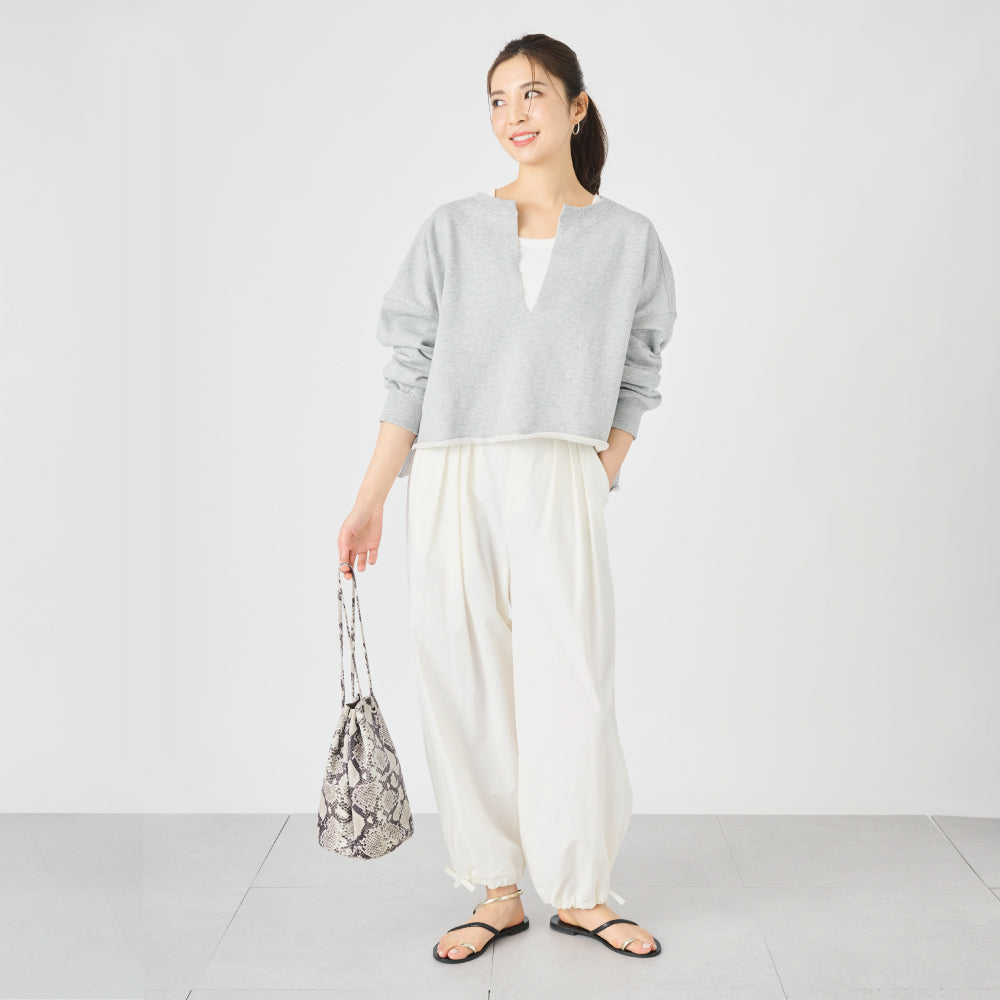 【夏割】 【Ladies】 スキッパースウェット