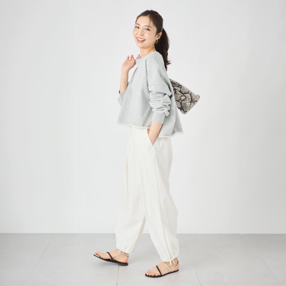 【夏割】 【Ladies】 スキッパースウェット