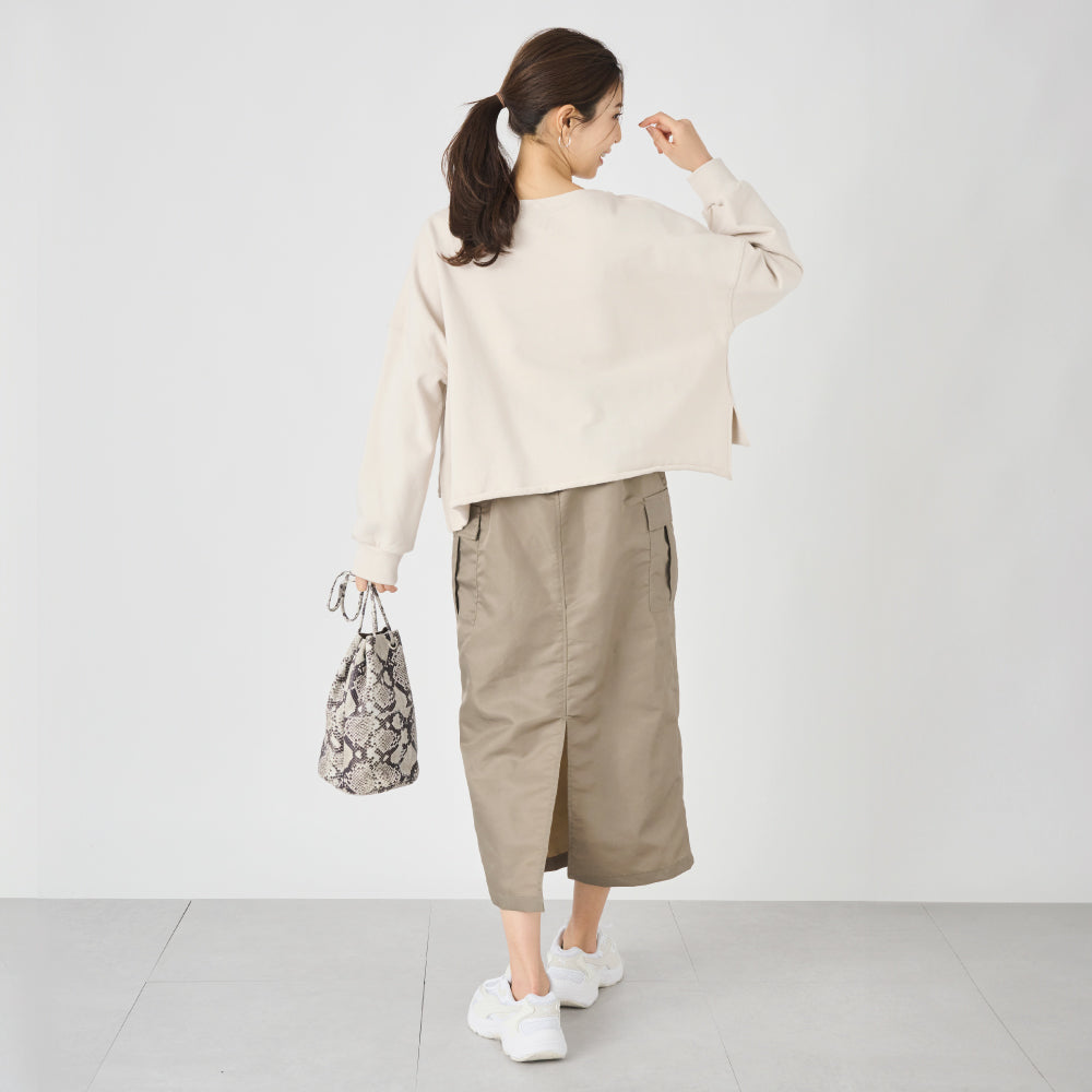 【夏割】 【Ladies】 スキッパースウェット
