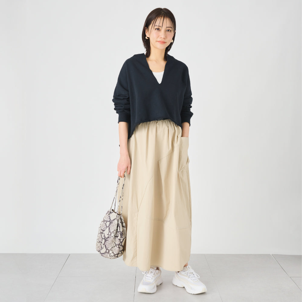 【夏割】 【Ladies】 スキッパースウェット