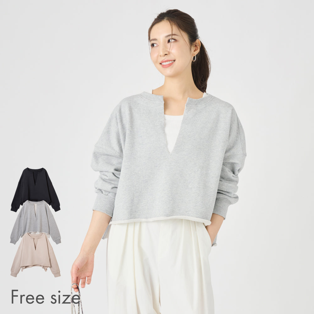 【夏割】 【Ladies】 スキッパースウェット