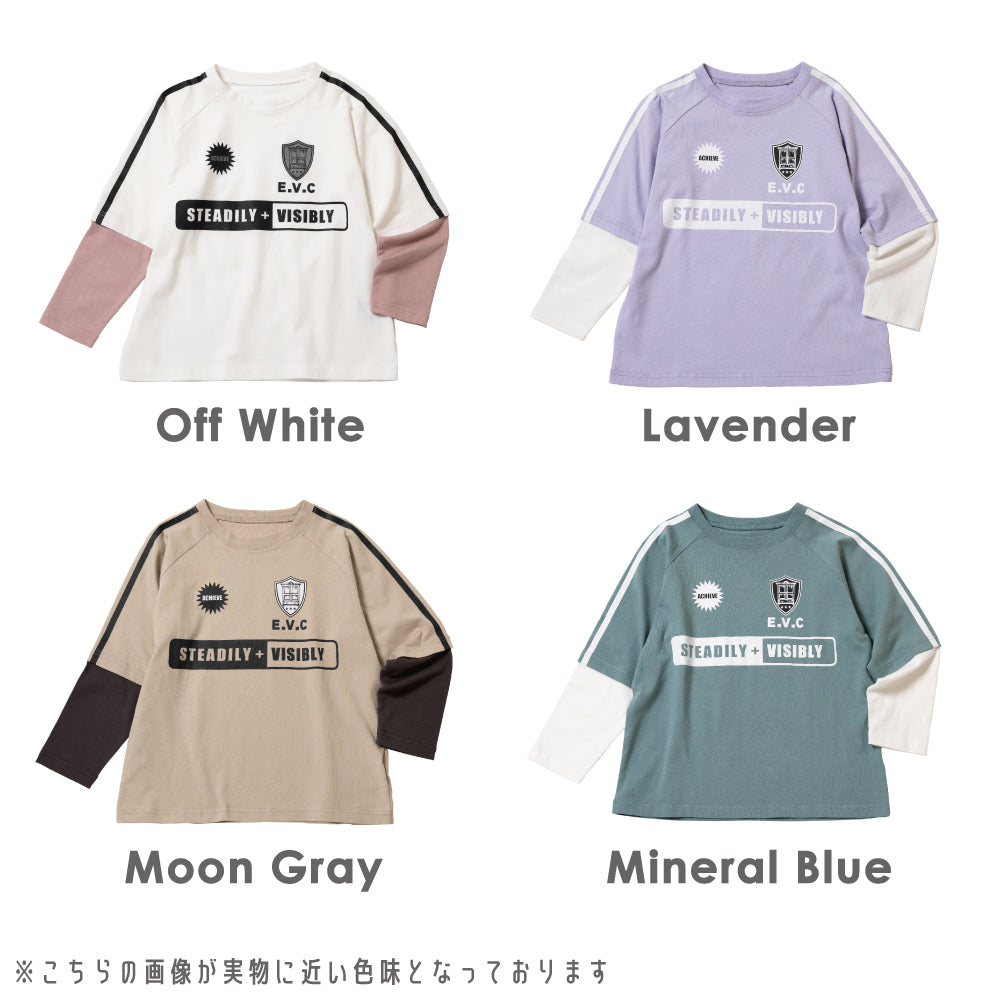 レイヤード長袖Tシャツ