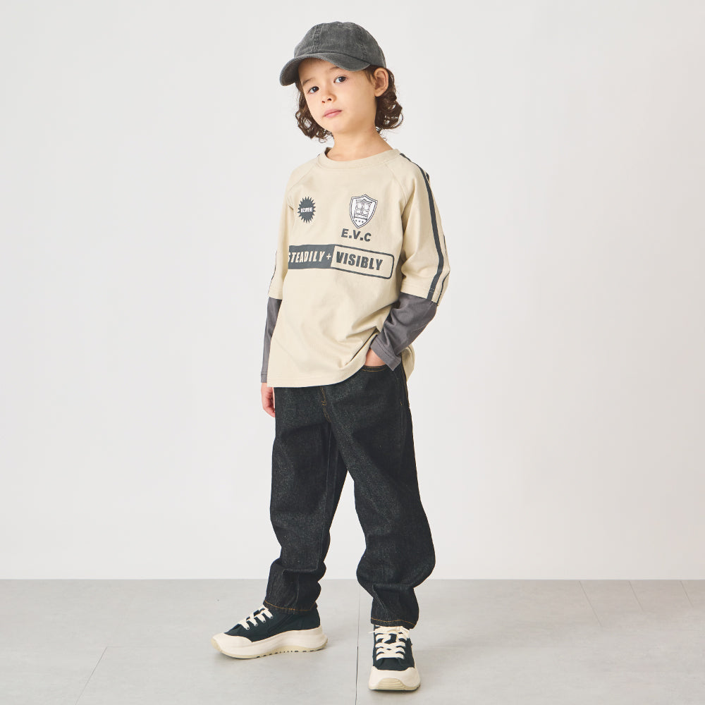 レイヤード長袖Tシャツ