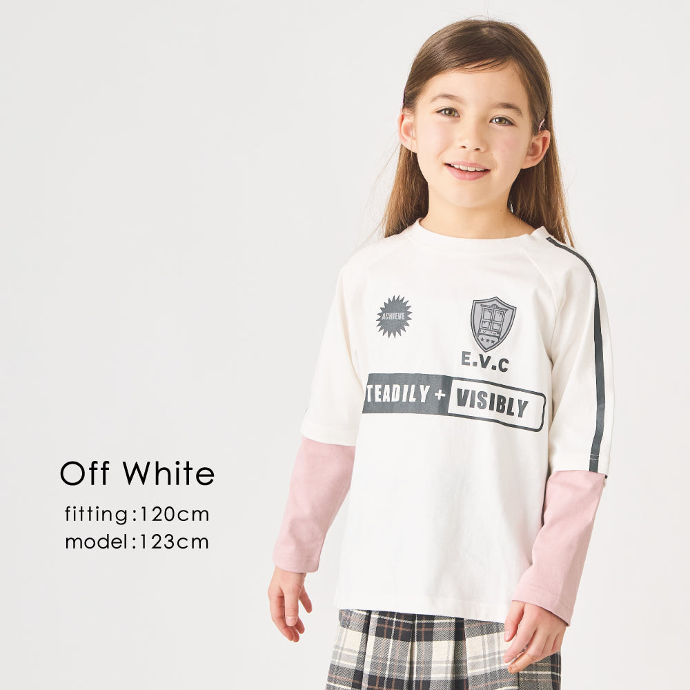レイヤード長袖Tシャツ