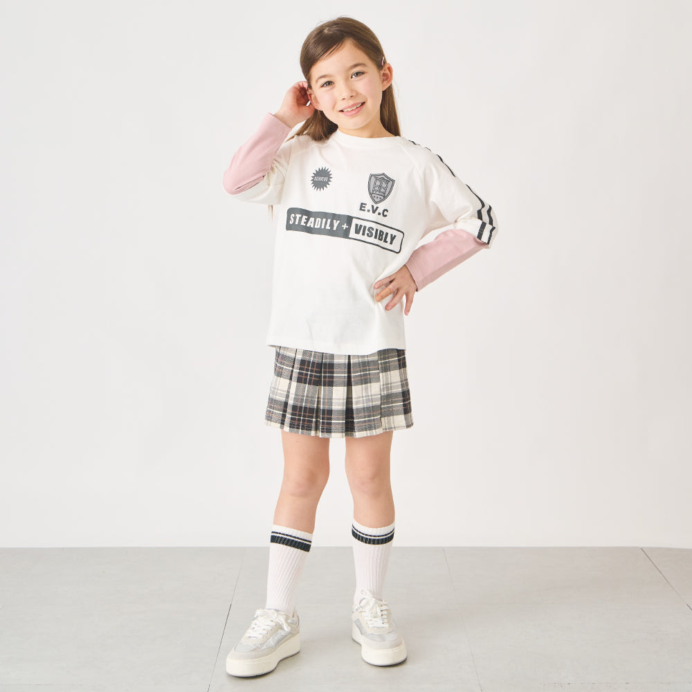 レイヤード長袖Tシャツ
