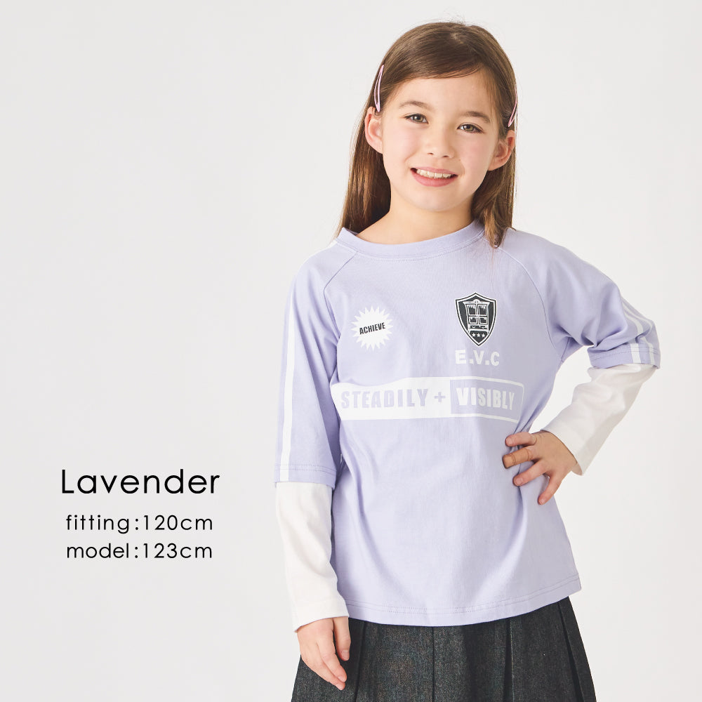 レイヤード長袖Tシャツ
