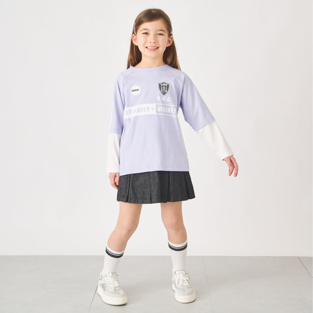 レイヤード長袖Tシャツ