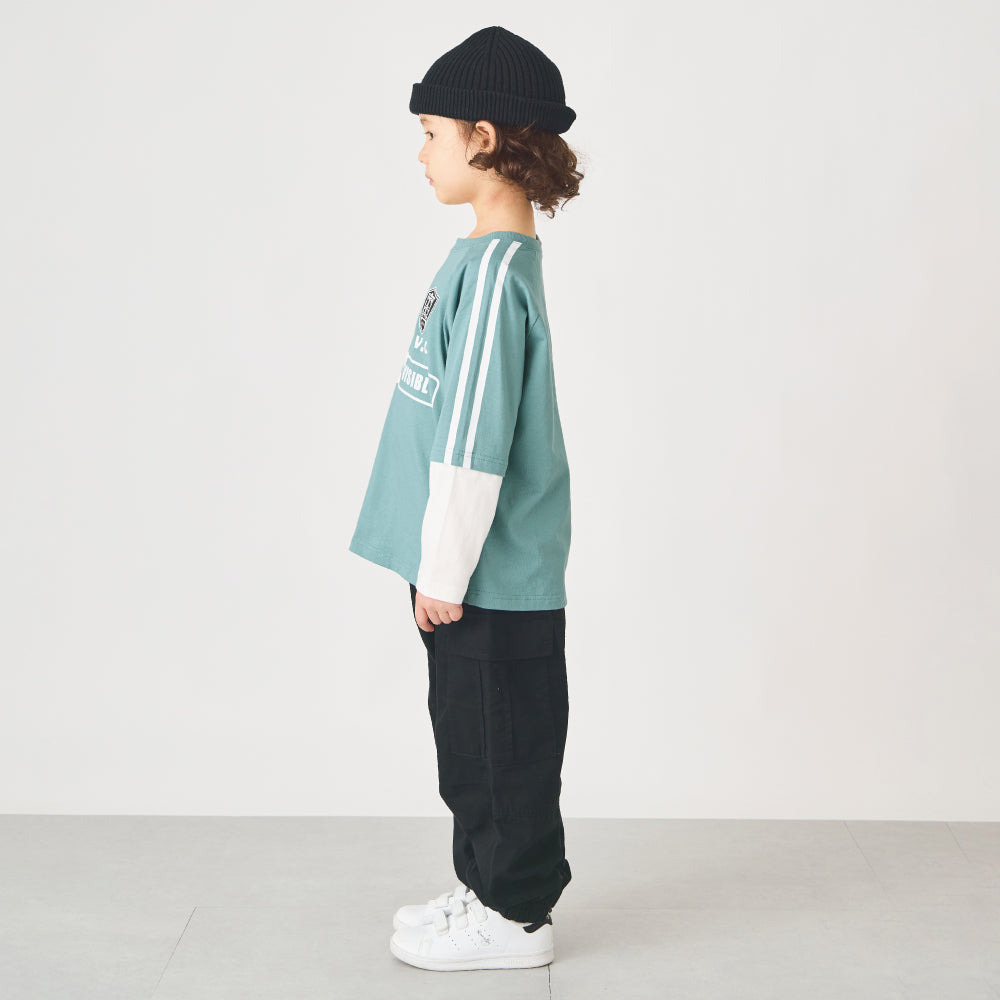 レイヤード長袖Tシャツ