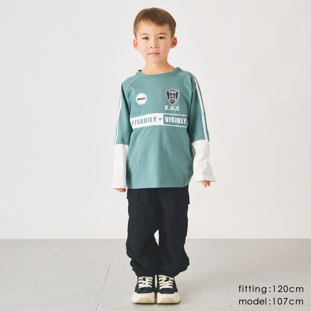 レイヤード長袖Tシャツ