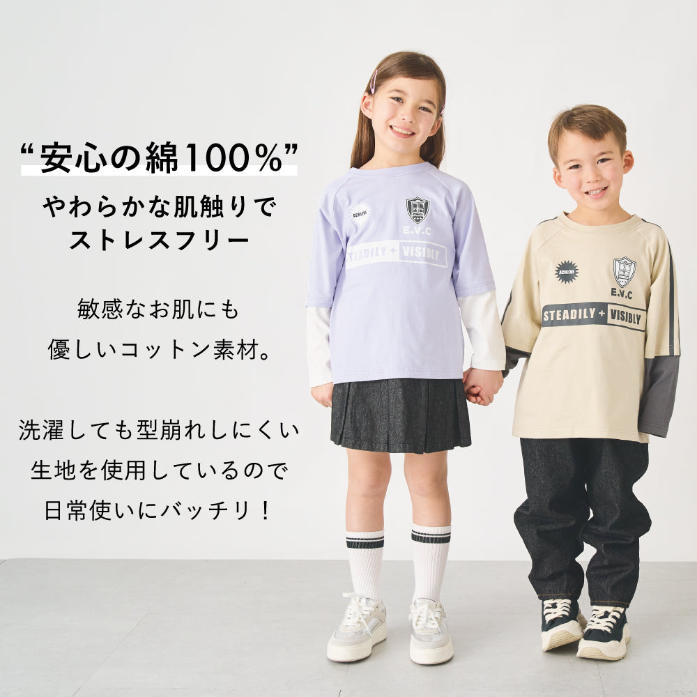 レイヤード長袖Tシャツ