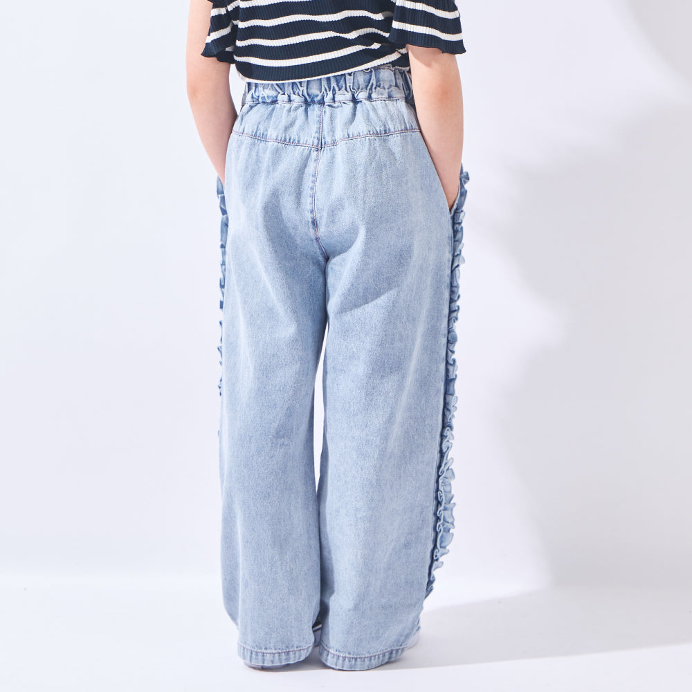 【新色登場】フリルデニムパンツ
