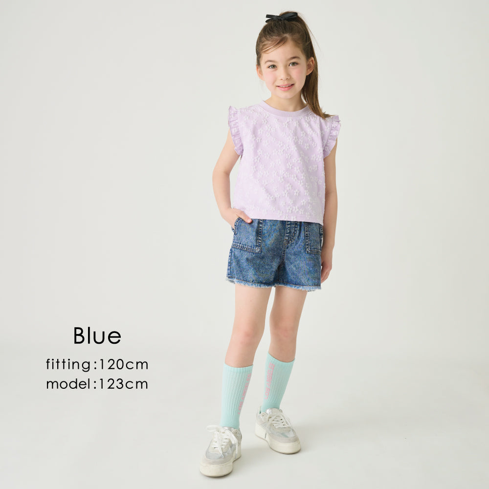 【GW応援割】ケミカルデニム ショートパンツ