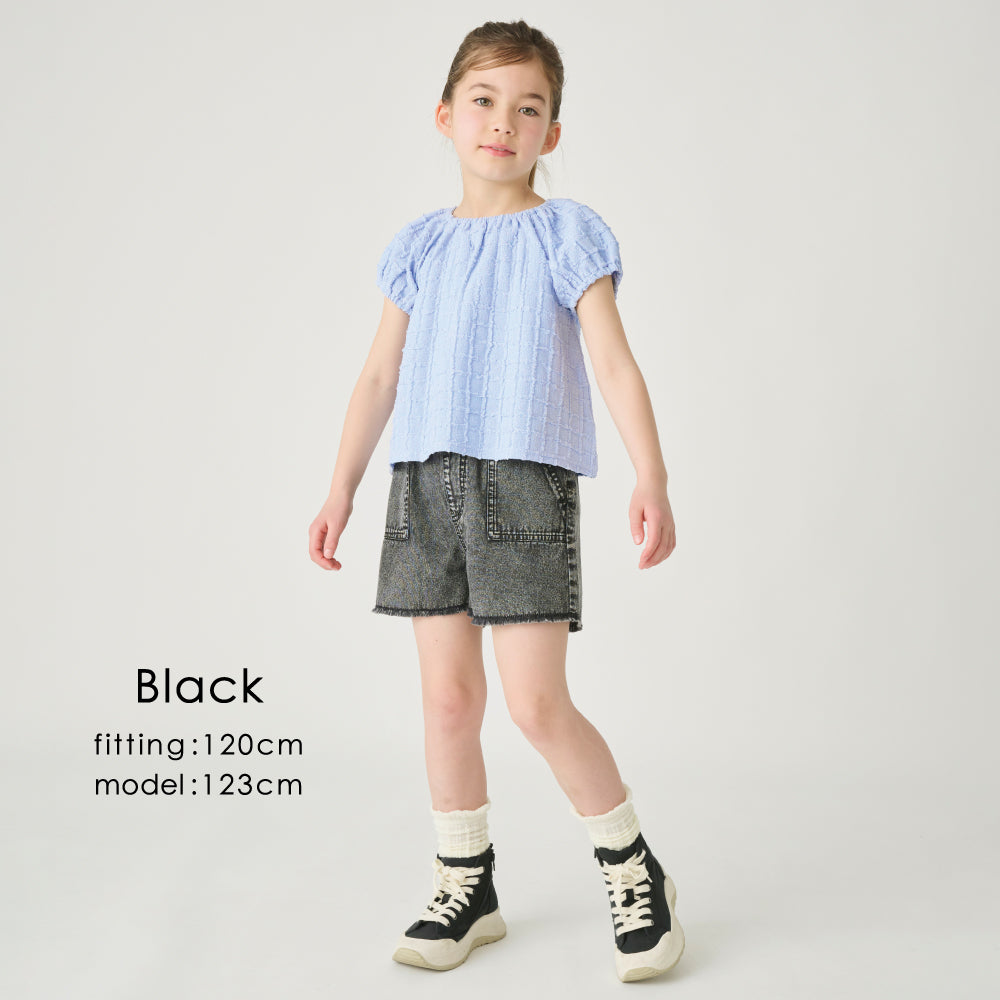【GW応援割】ケミカルデニム ショートパンツ