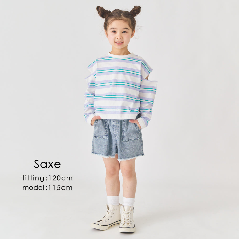 【GW応援割】ケミカルデニム ショートパンツ