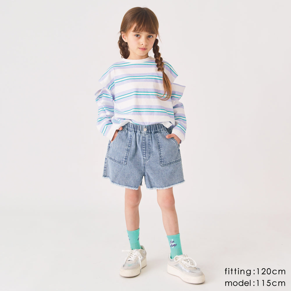 【GW応援割】ケミカルデニム ショートパンツ