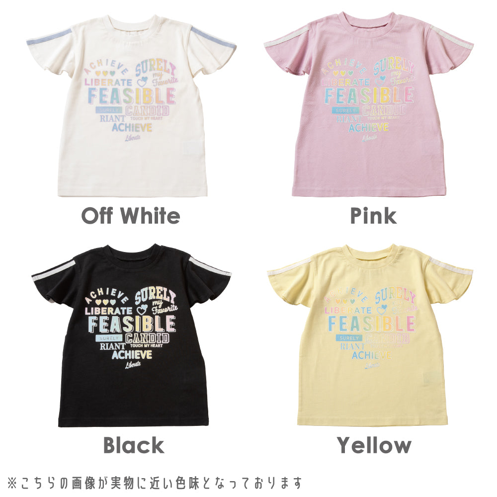 プリント半袖Tシャツ