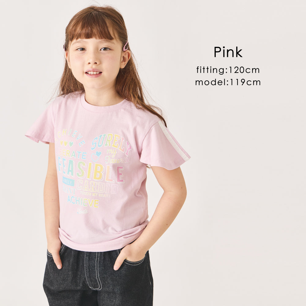 プリント半袖Tシャツ
