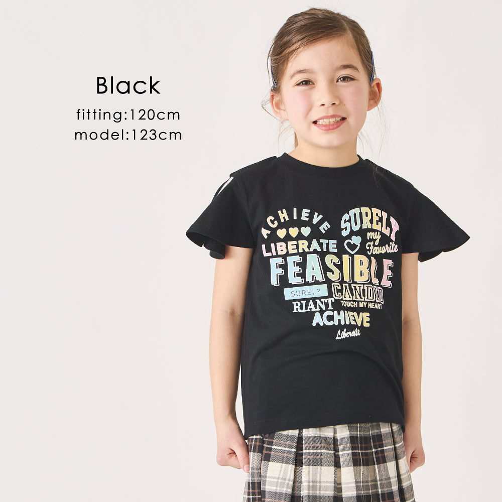 プリント半袖Tシャツ