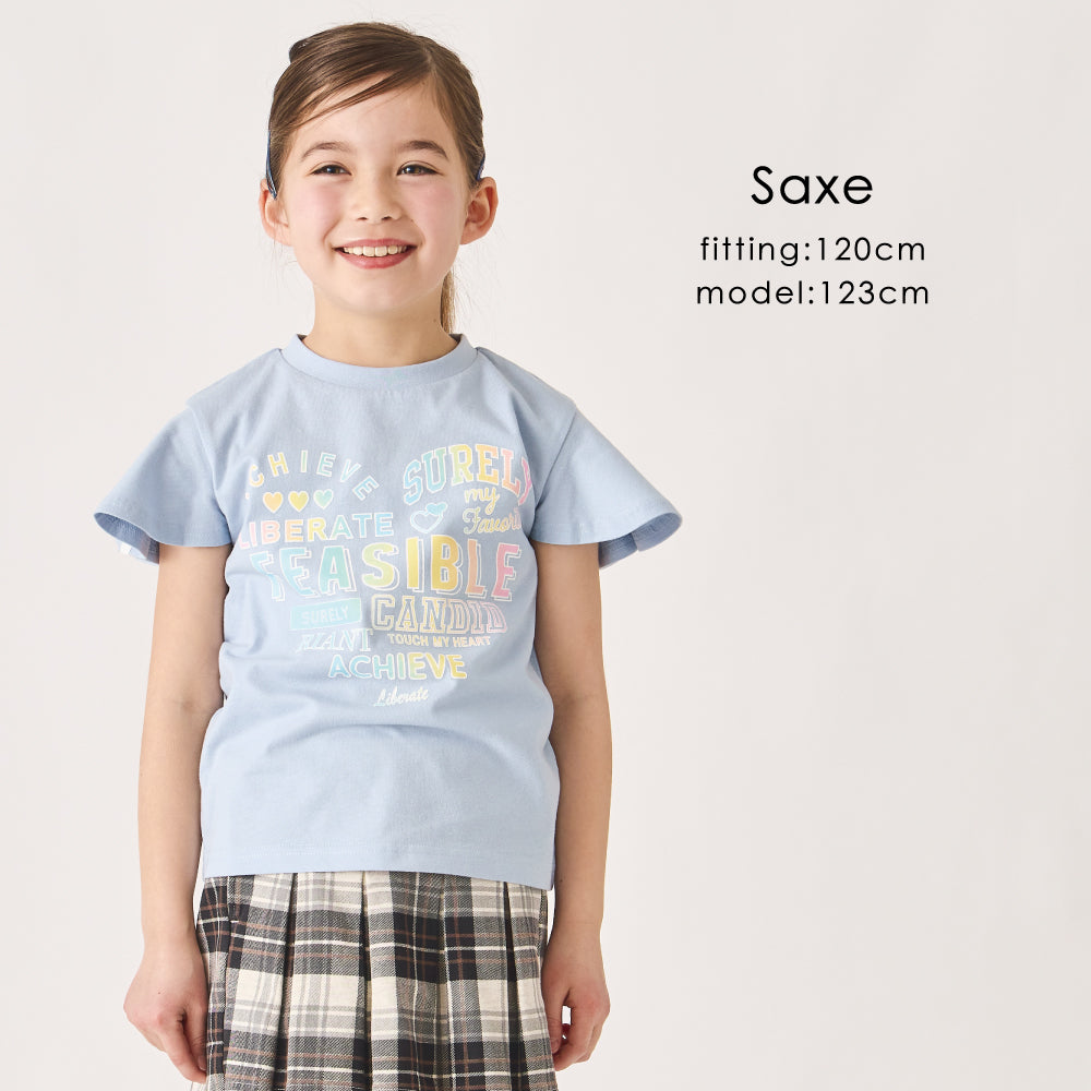 プリント半袖Tシャツ