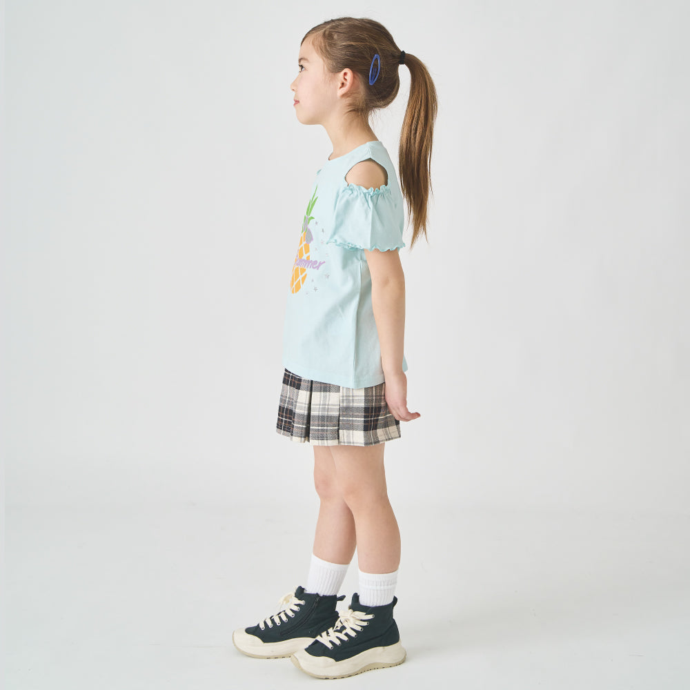 オープンショルダーTシャツ