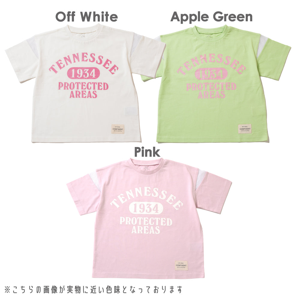 プリント半袖Tシャツ