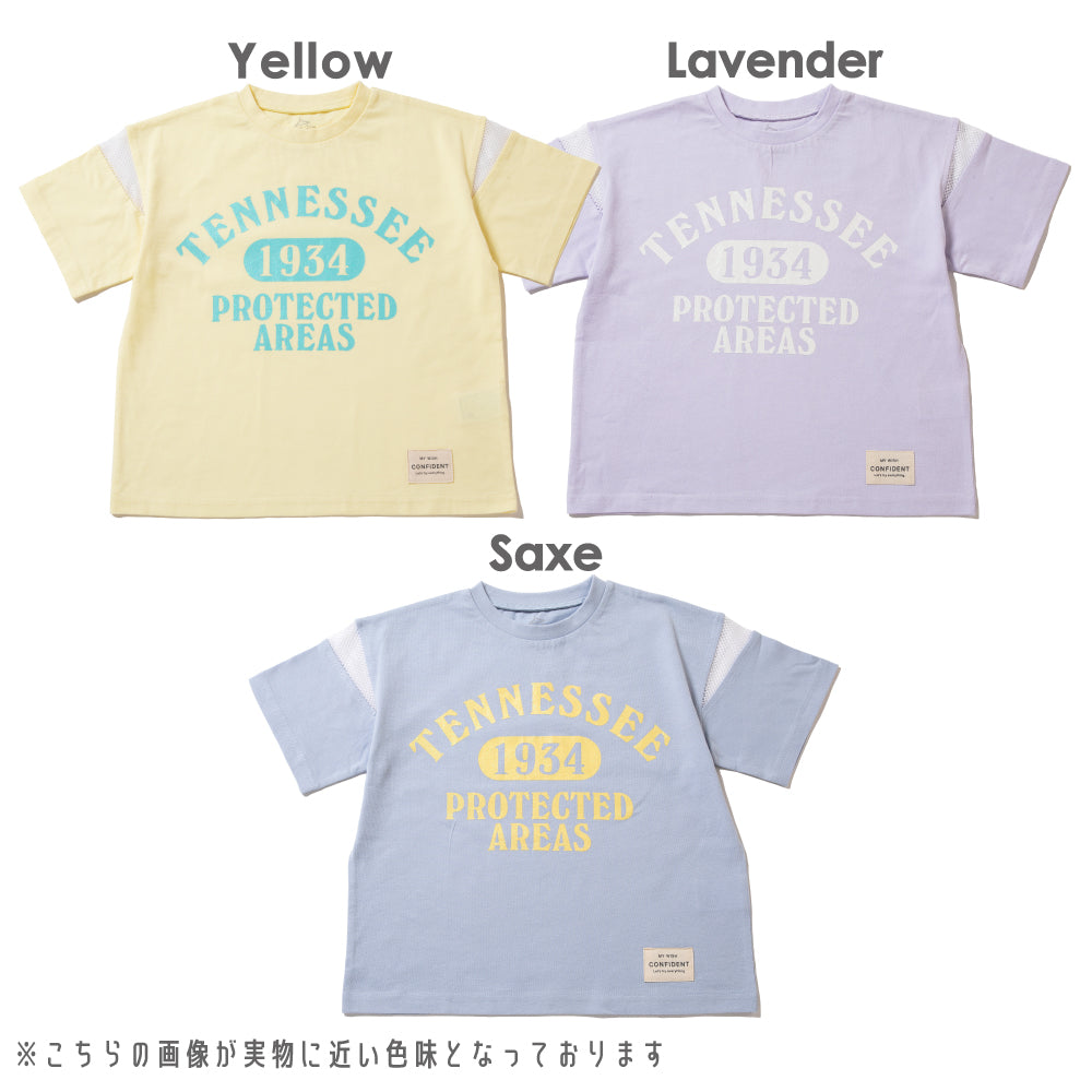 プリント半袖Tシャツ