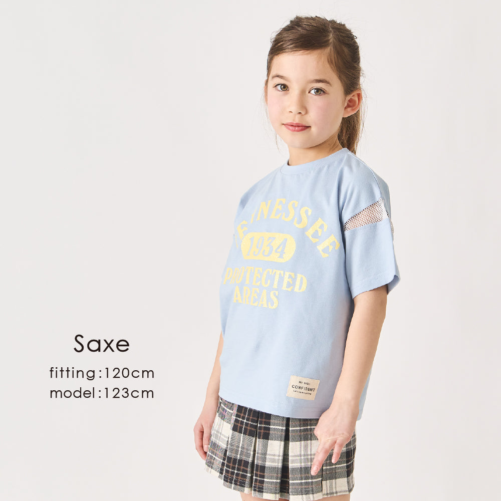 プリント半袖Tシャツ
