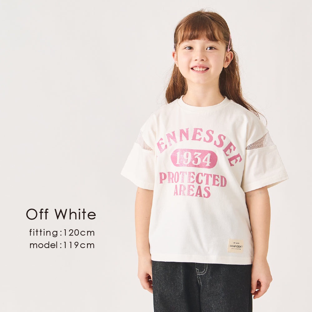 プリント半袖Tシャツ