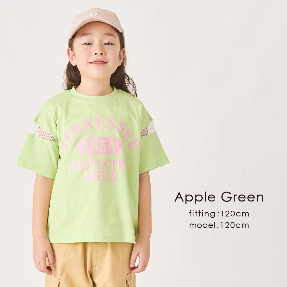 プリント半袖Tシャツ