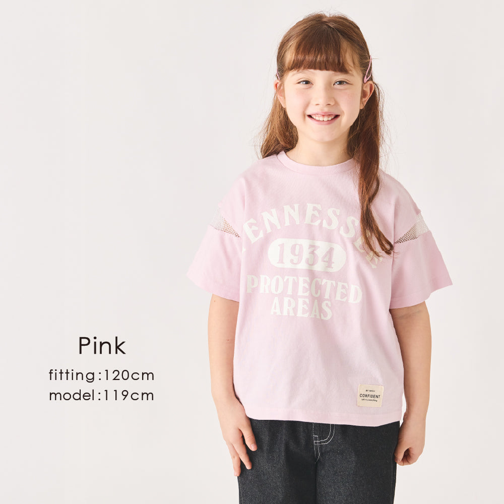 プリント半袖Tシャツ