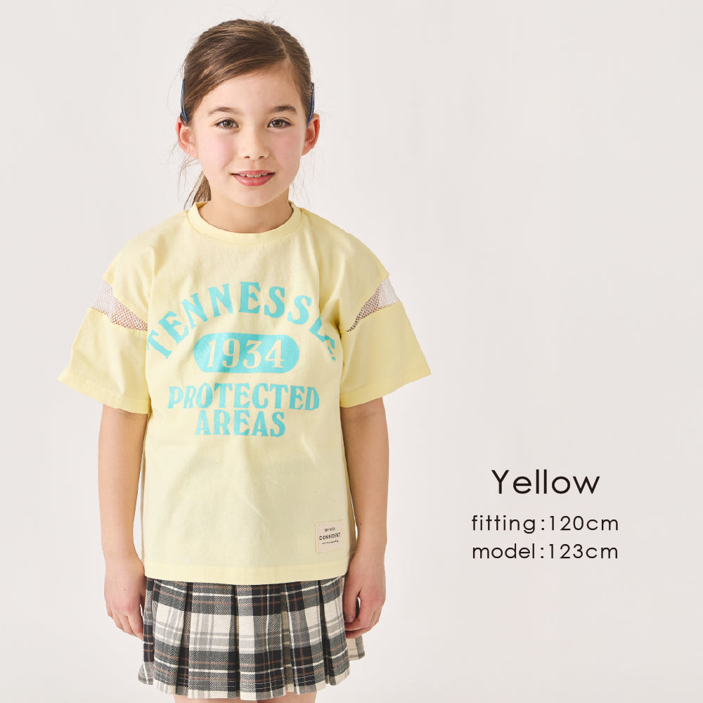プリント半袖Tシャツ