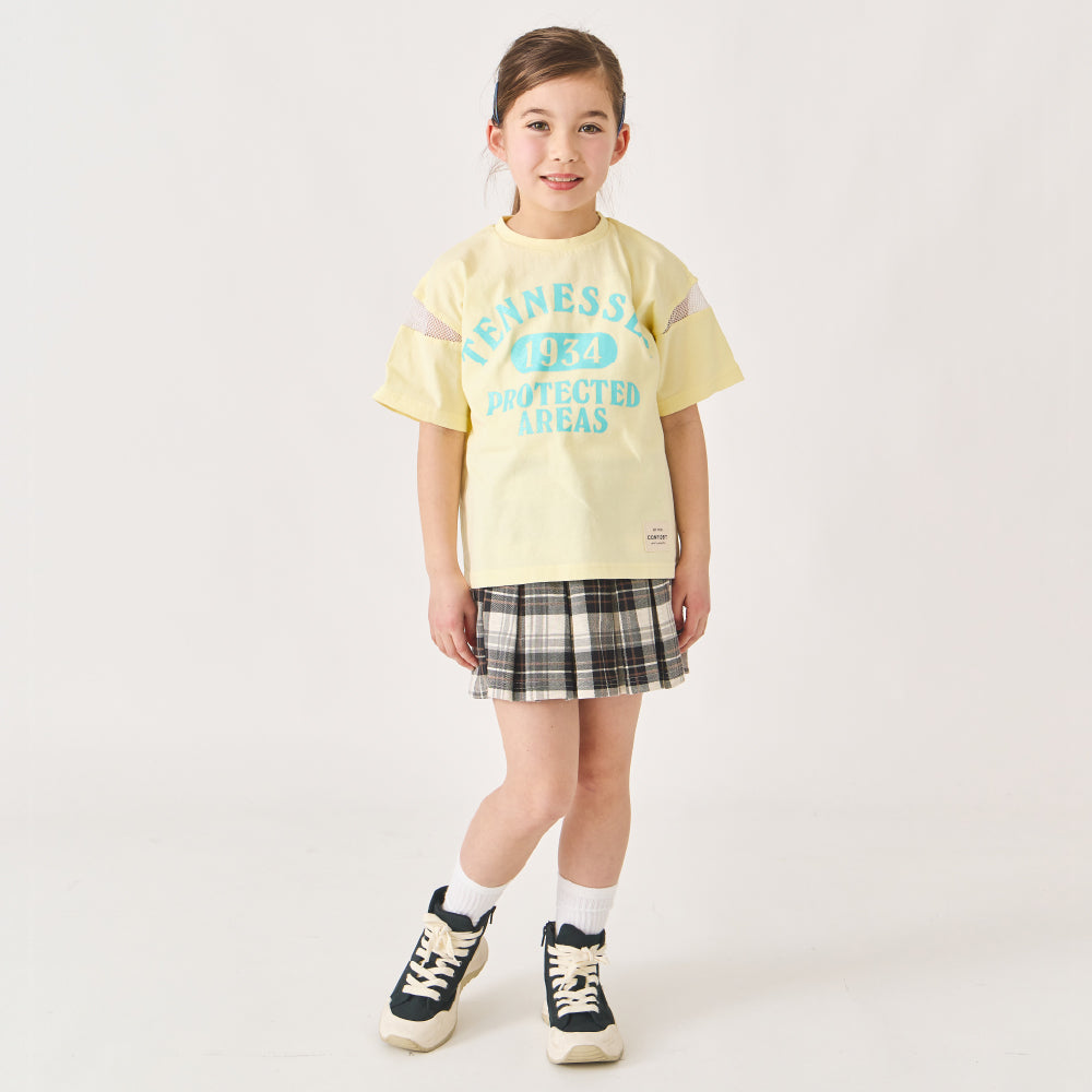 プリント半袖Tシャツ