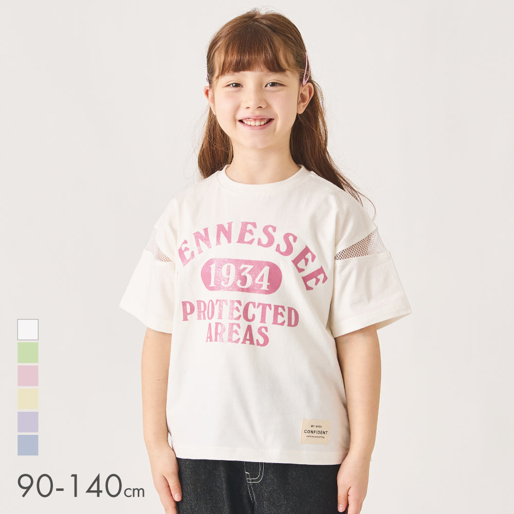 プリント半袖Tシャツ