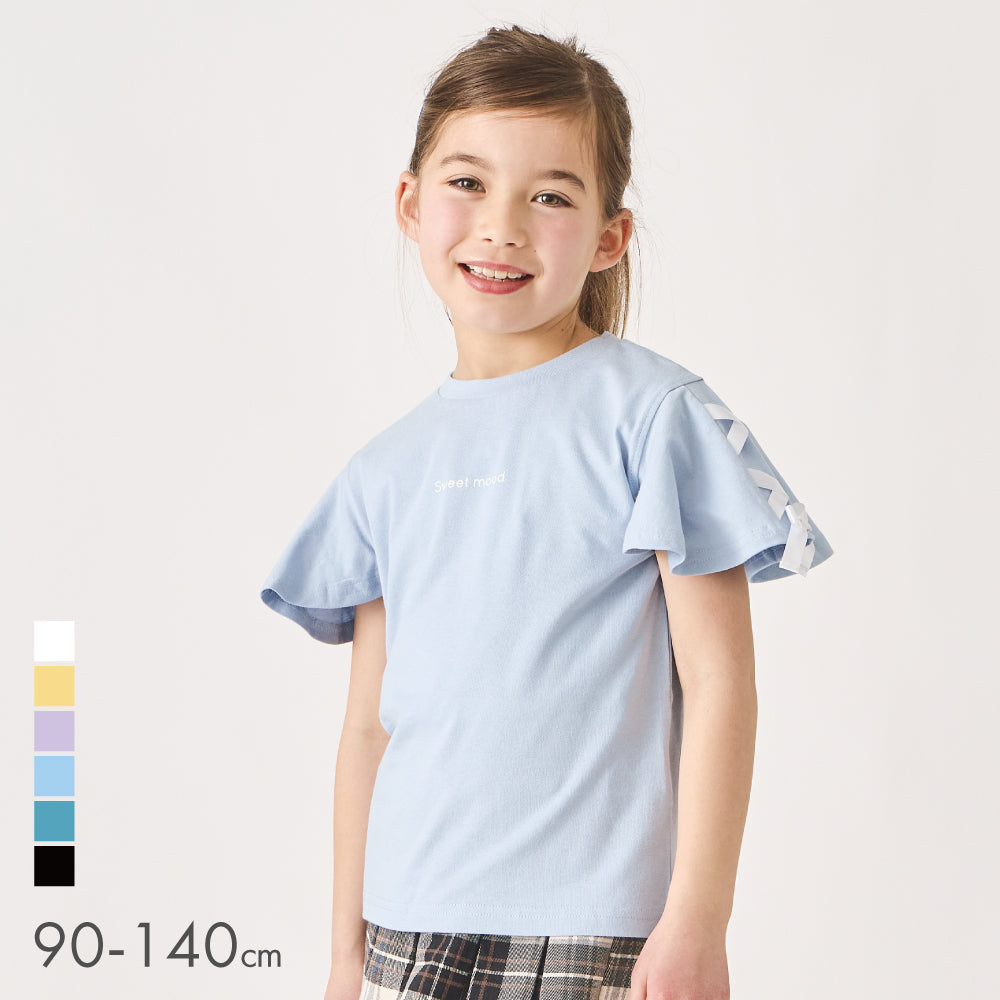 肩リボン Tシャツ
