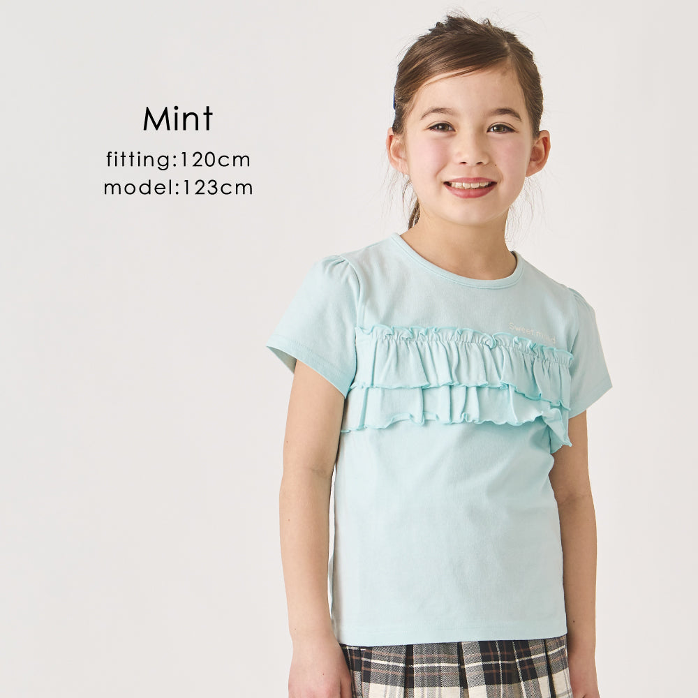 フリルTシャツ