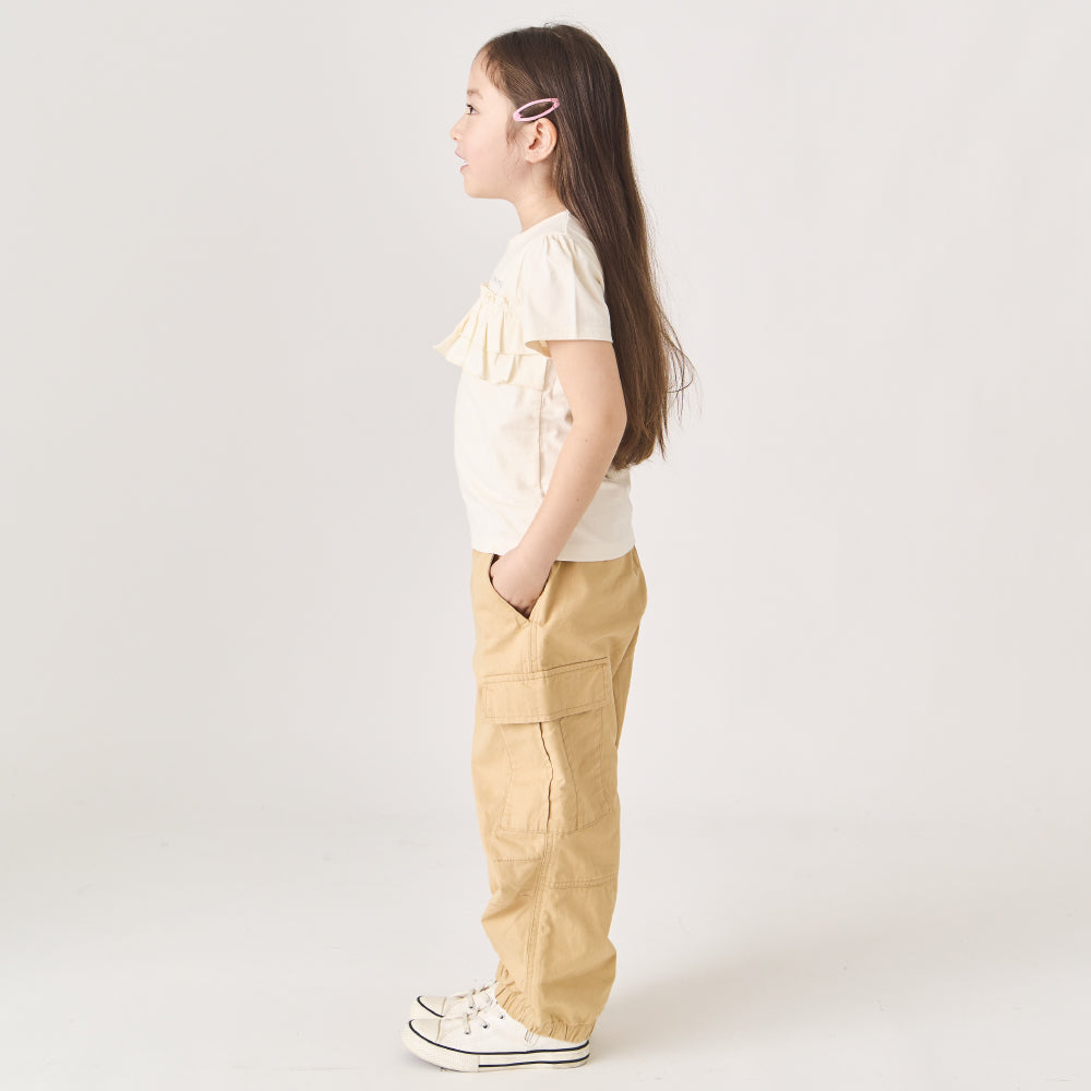 フリルTシャツ