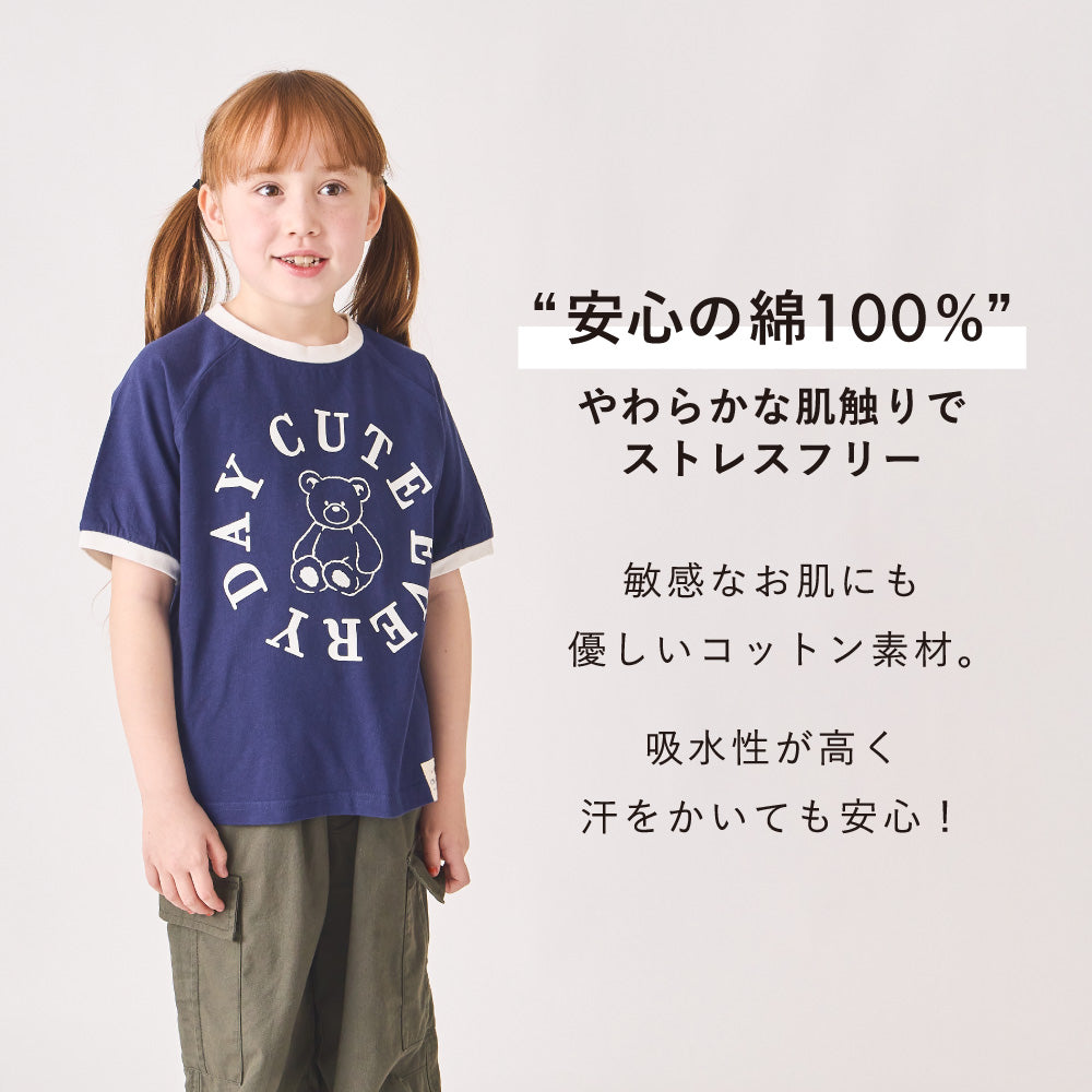 プリント半袖Tシャツ