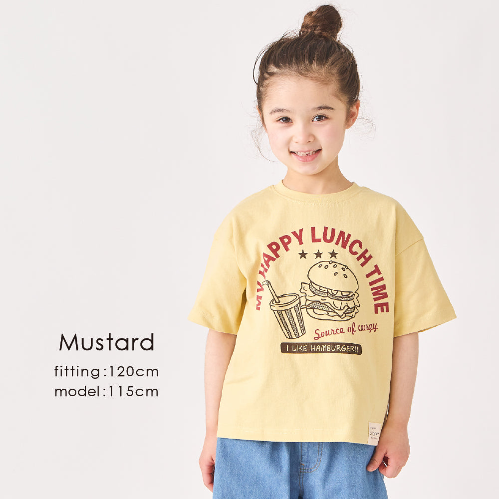 プリント半袖Tシャツ