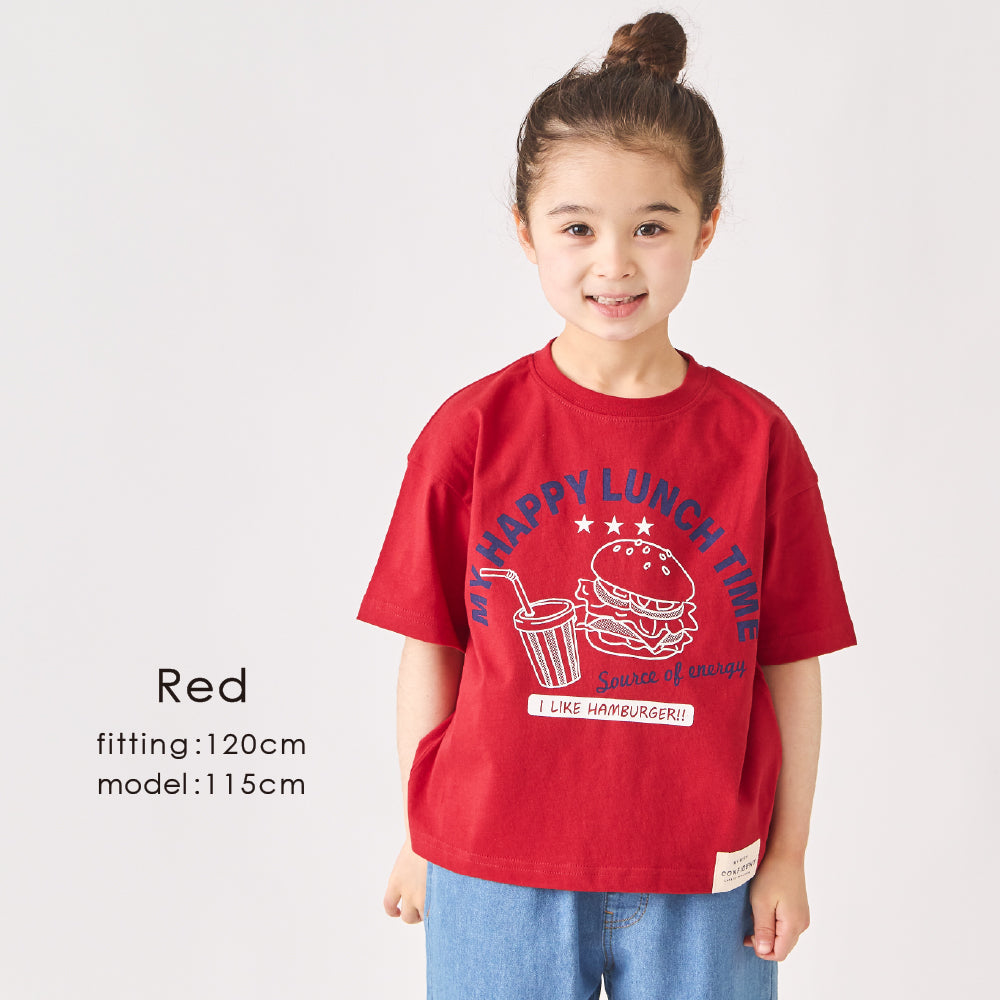 プリント半袖Tシャツ