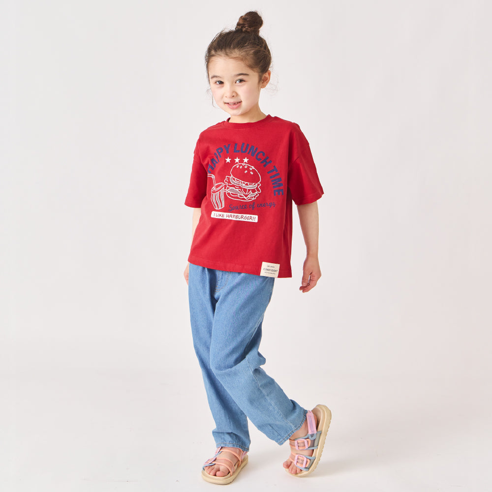 プリント半袖Tシャツ