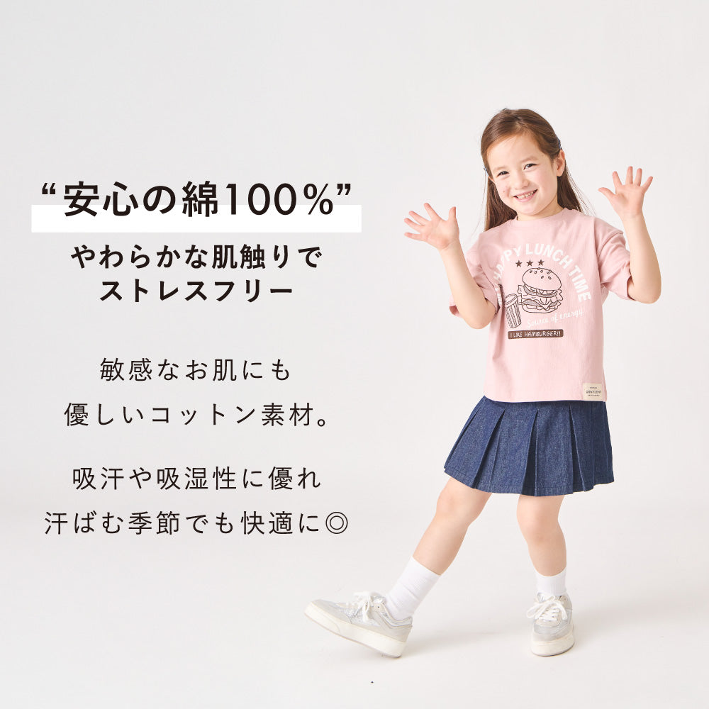 プリント半袖Tシャツ