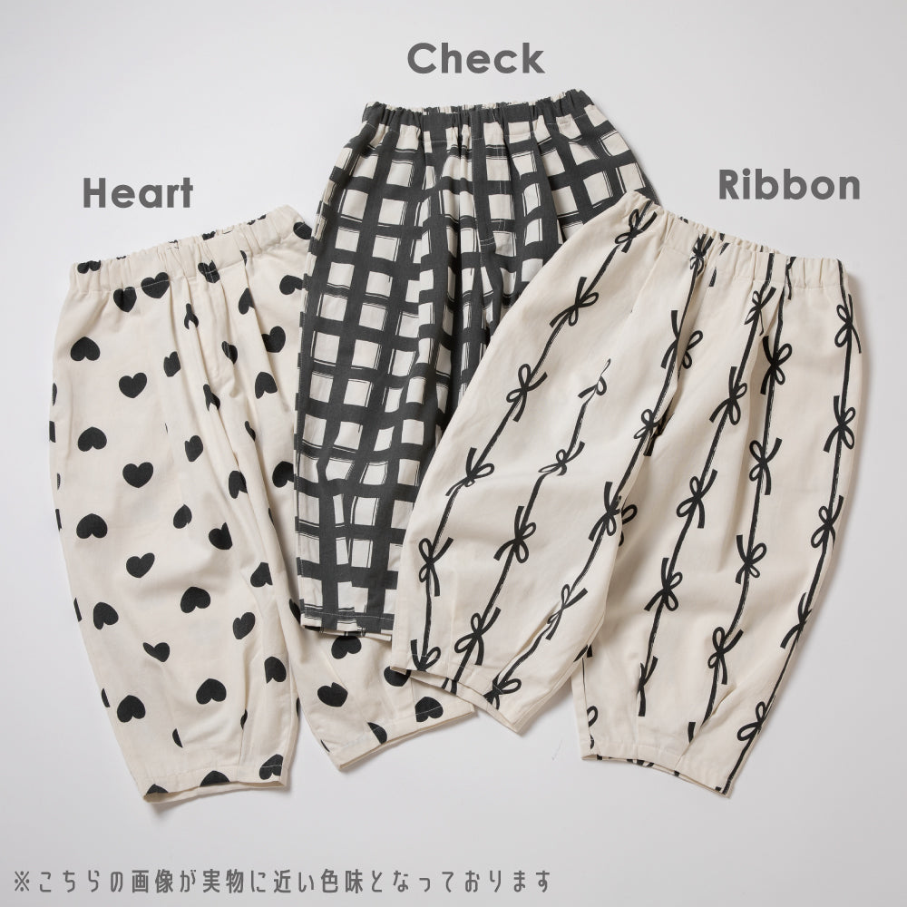 クロップド総柄パンツ