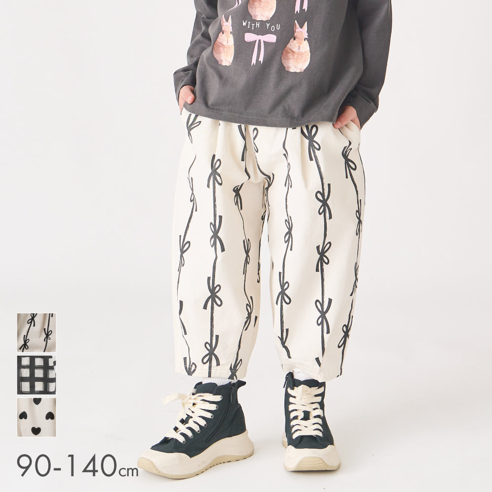 クロップド総柄パンツ