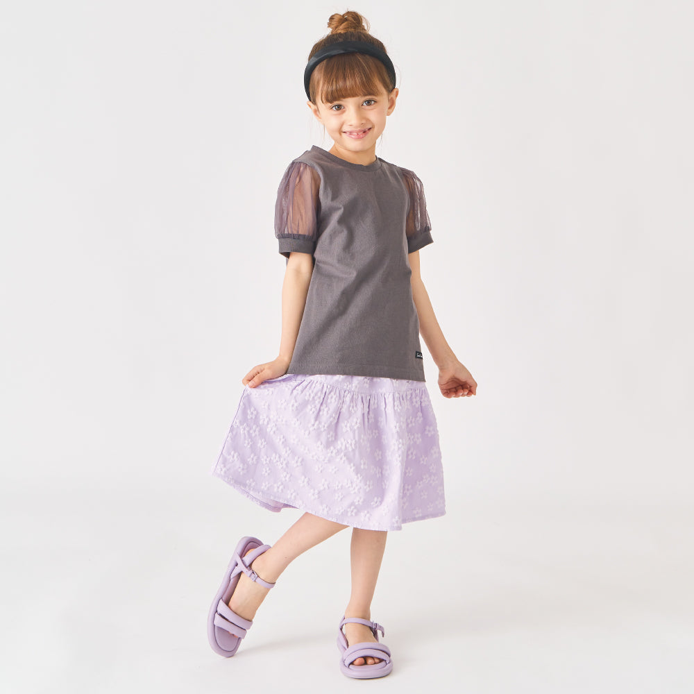 花柄ジャガードスカート