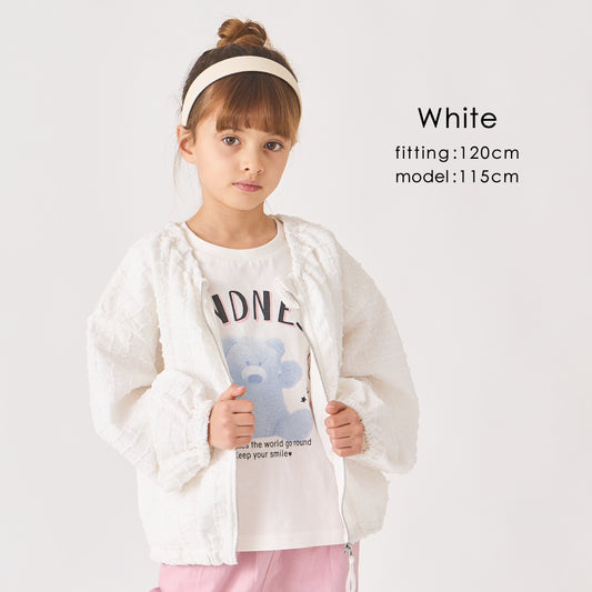 【冬割】格子柄ジャガード ブルゾン