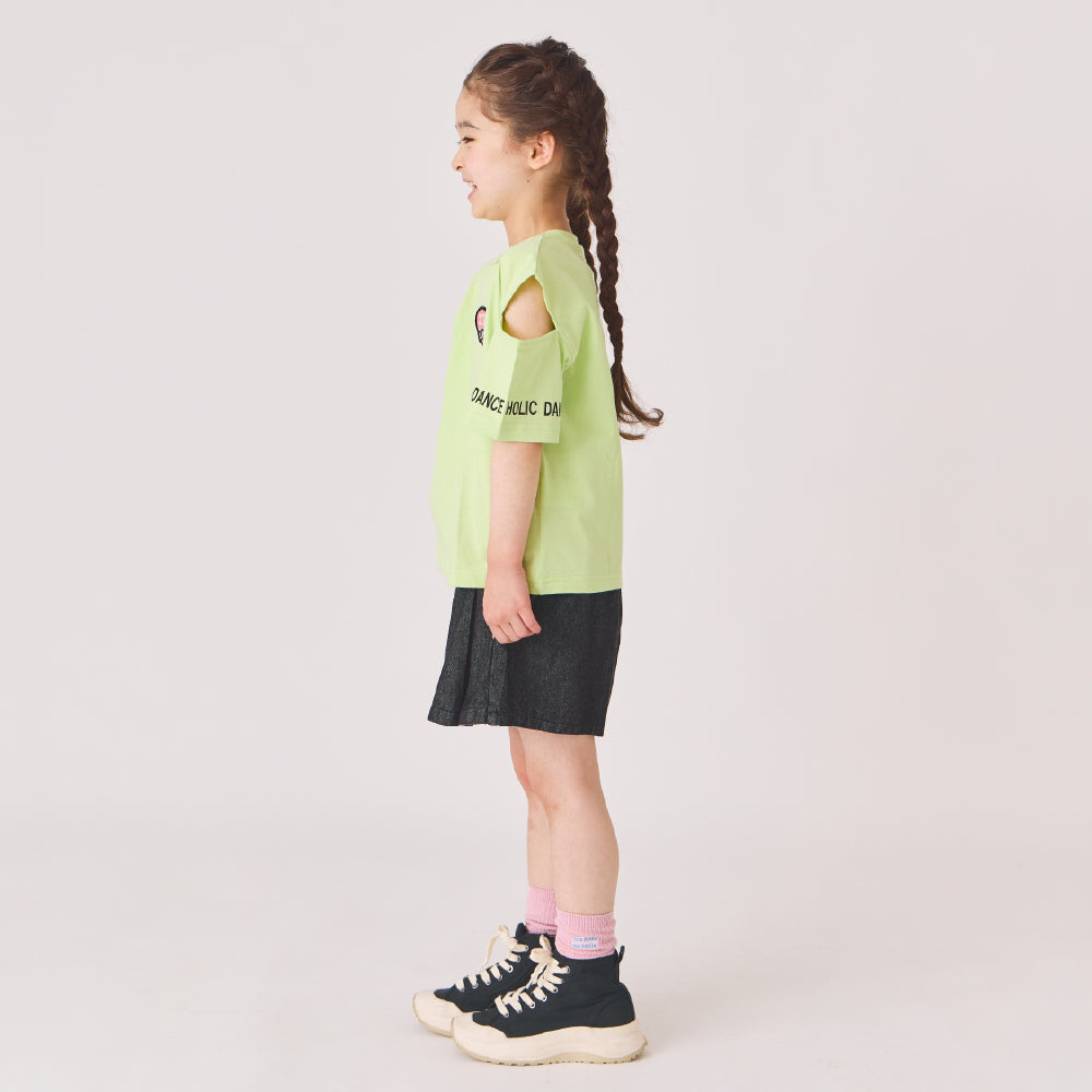 ワッペン付き半袖Tシャツ