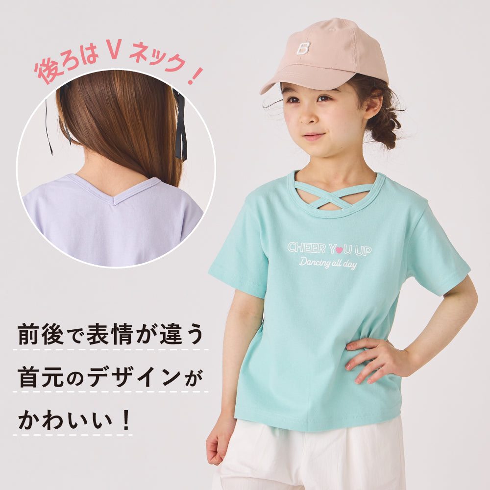 クロスデザインTシャツ