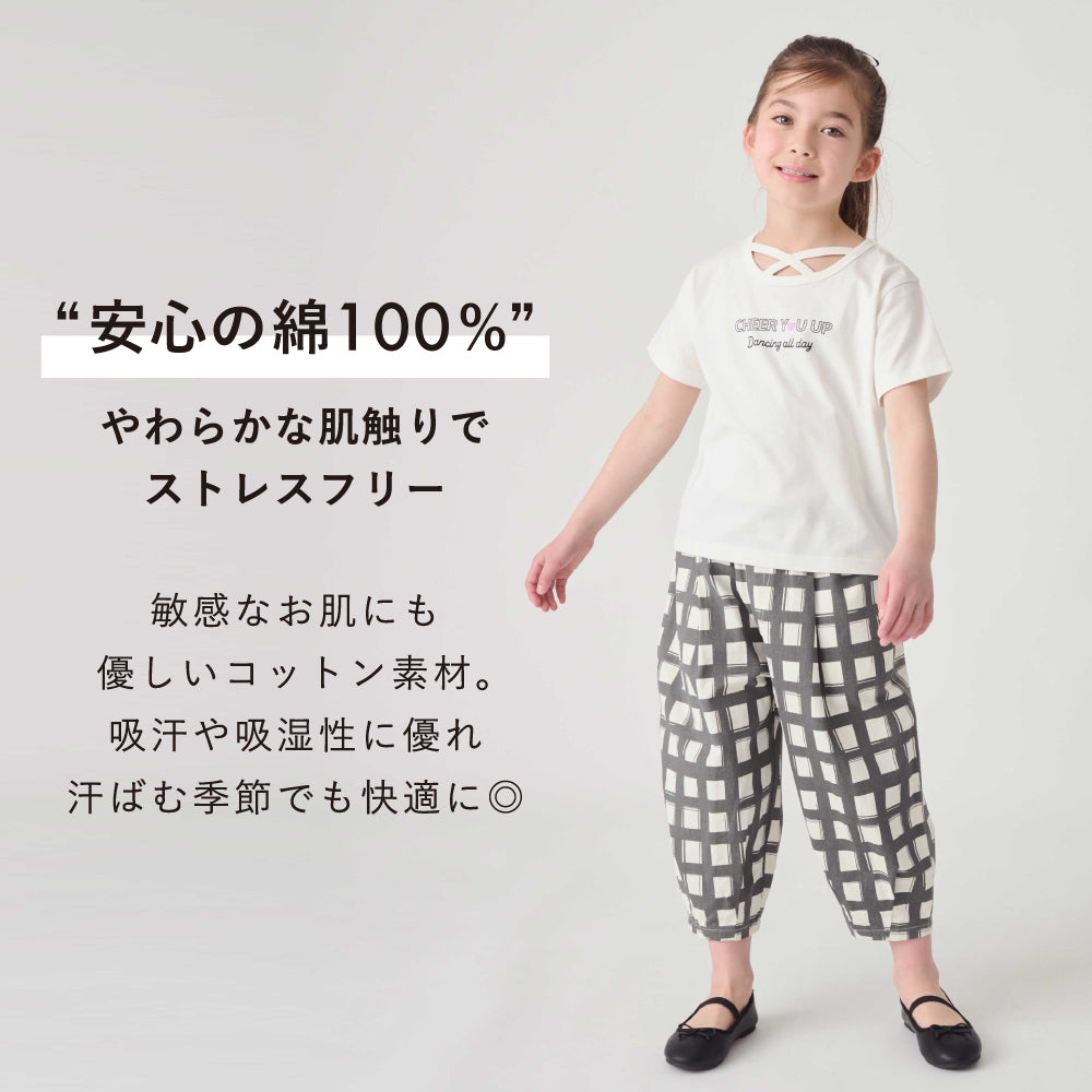 クロスデザインTシャツ