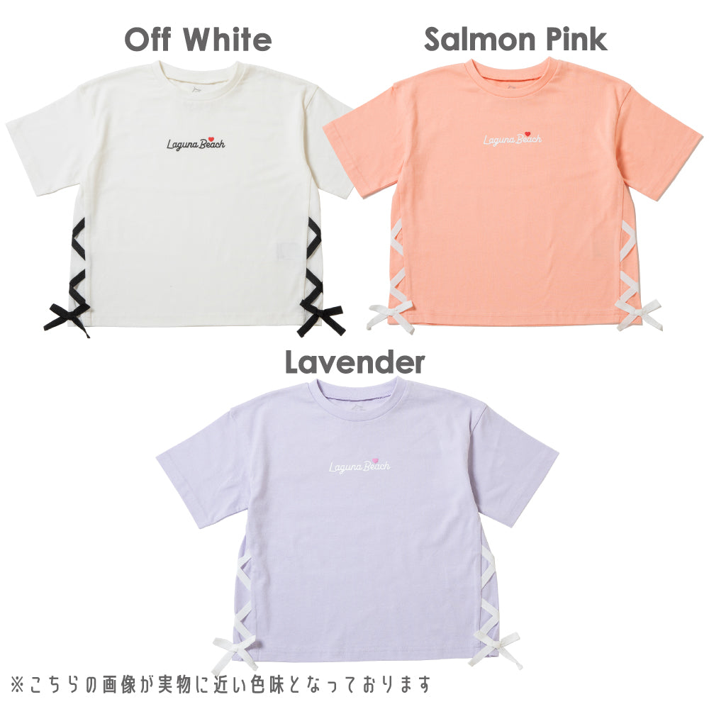 サイドリボンTシャツ